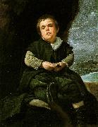 VELAZQUEZ, Diego Rodriguez de Silva y The Dwarf Francisco Lezcano, Called El Nino de Vallecas ar china oil painting artist